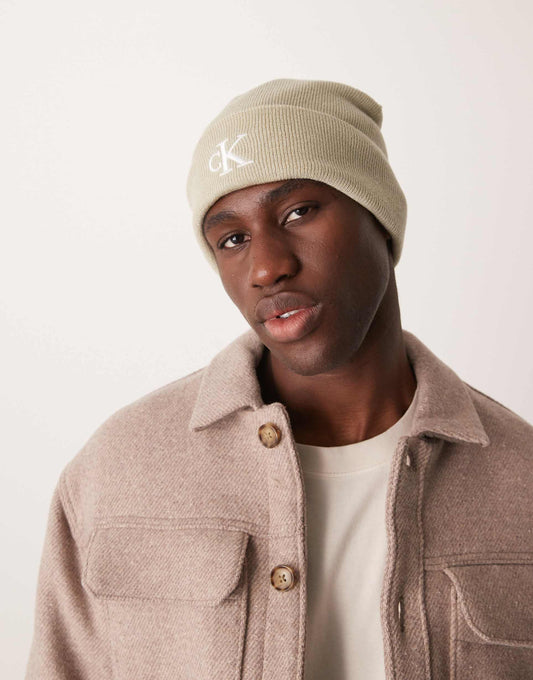 Jeans Monologo Embroidered Beanie