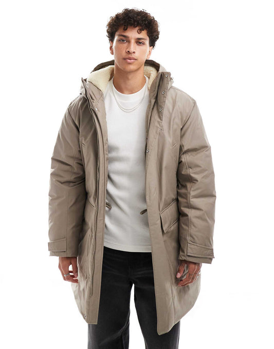 Jeans Long Parka Jacket