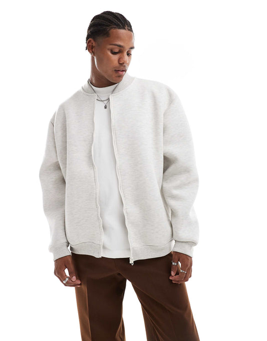 Oversized Scuba Bomber Jacket