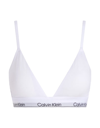 Modern Cotton Lightly Lined Triangle Logo Tape Bralette