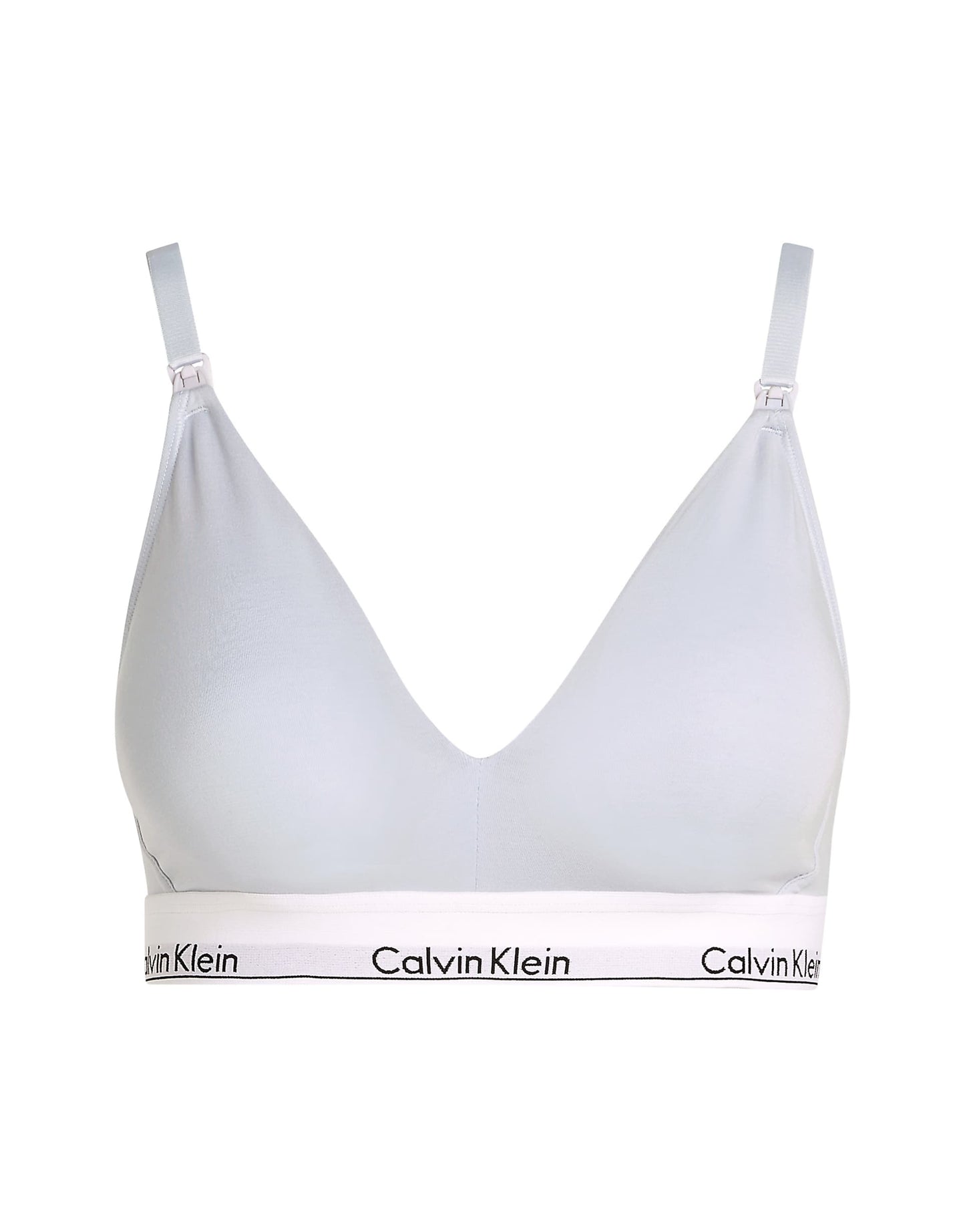 Modern Cotton Maternity Lightly Lined Triangle Logo Tape Bralette