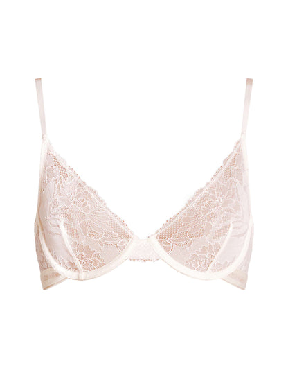 Modern Lace Unlined Demi Underwired Bra