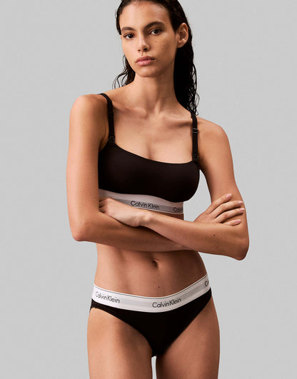 Modern Cotton Nursing Scoop Logo Tape Bralette