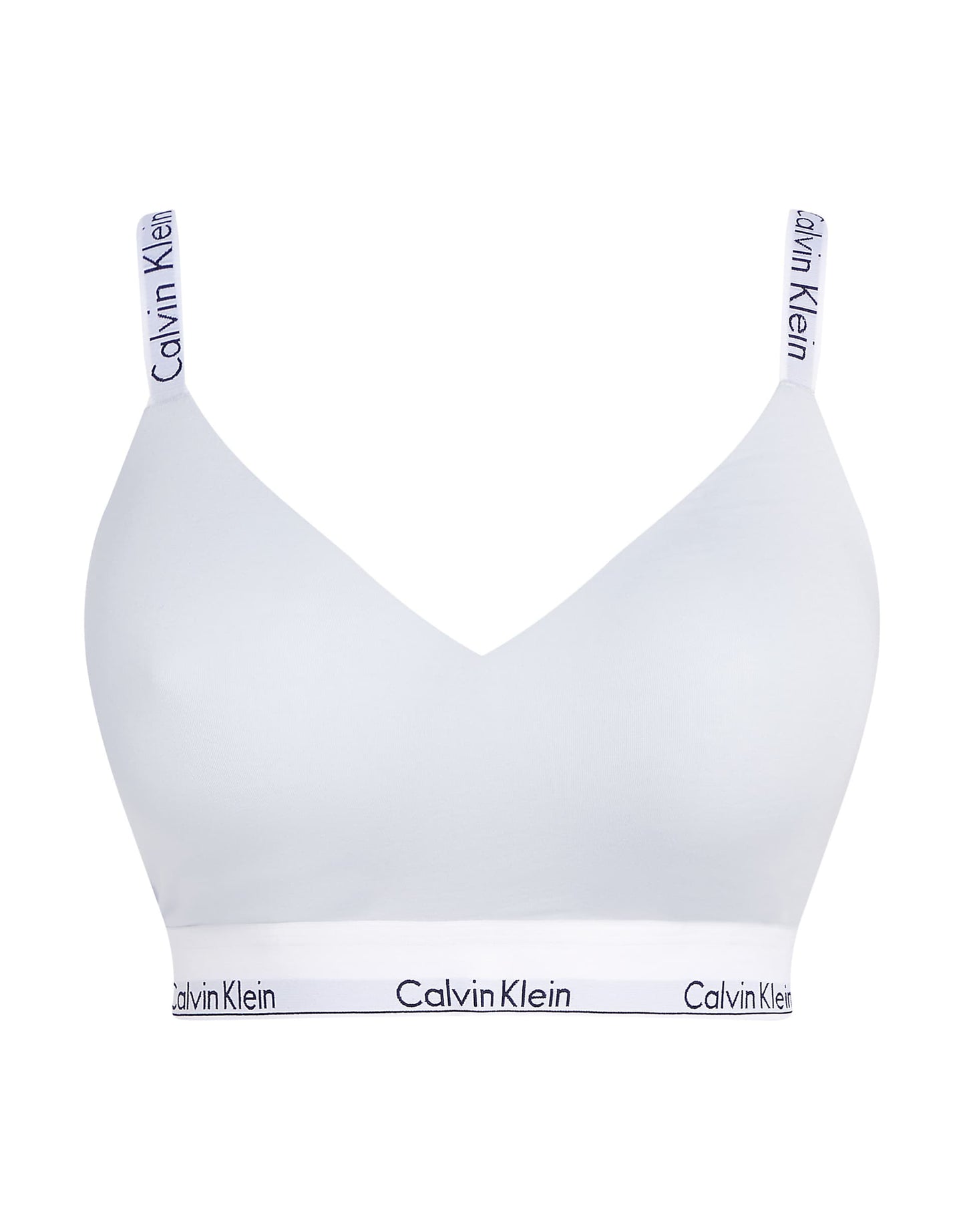 Modern Cotton Fuller Bust Lightly Lined Logo Tape Bralette
