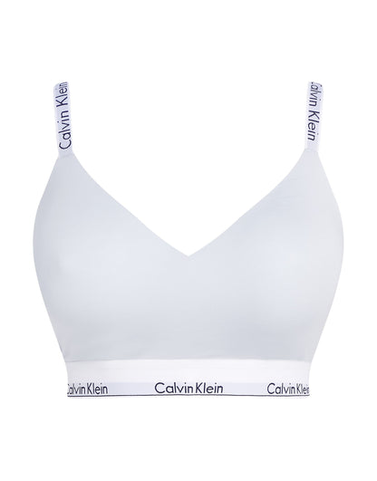 Modern Cotton Fuller Bust Lightly Lined Logo Tape Bralette