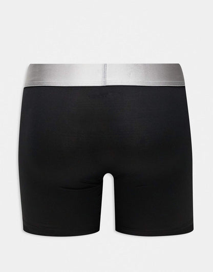 Steel 3 Pack Boxer Brief With Silver Waistbands