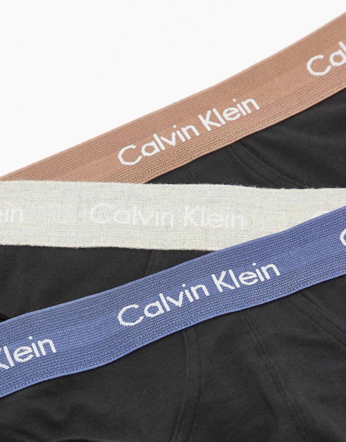 Cotton Stretch 3 Pack Hip Brief With Coloured Waistband