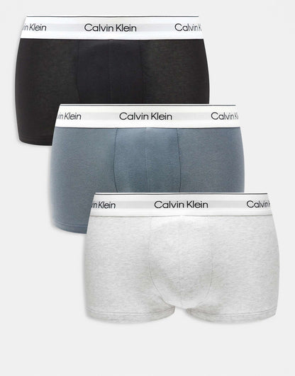 Modern Cotton 3 Pack Low Rise Trunk