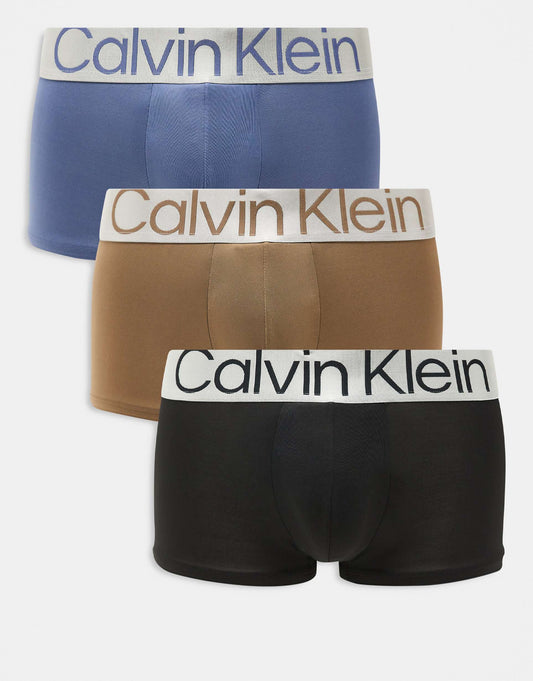Steel 3 Pack Low Rise Trunk