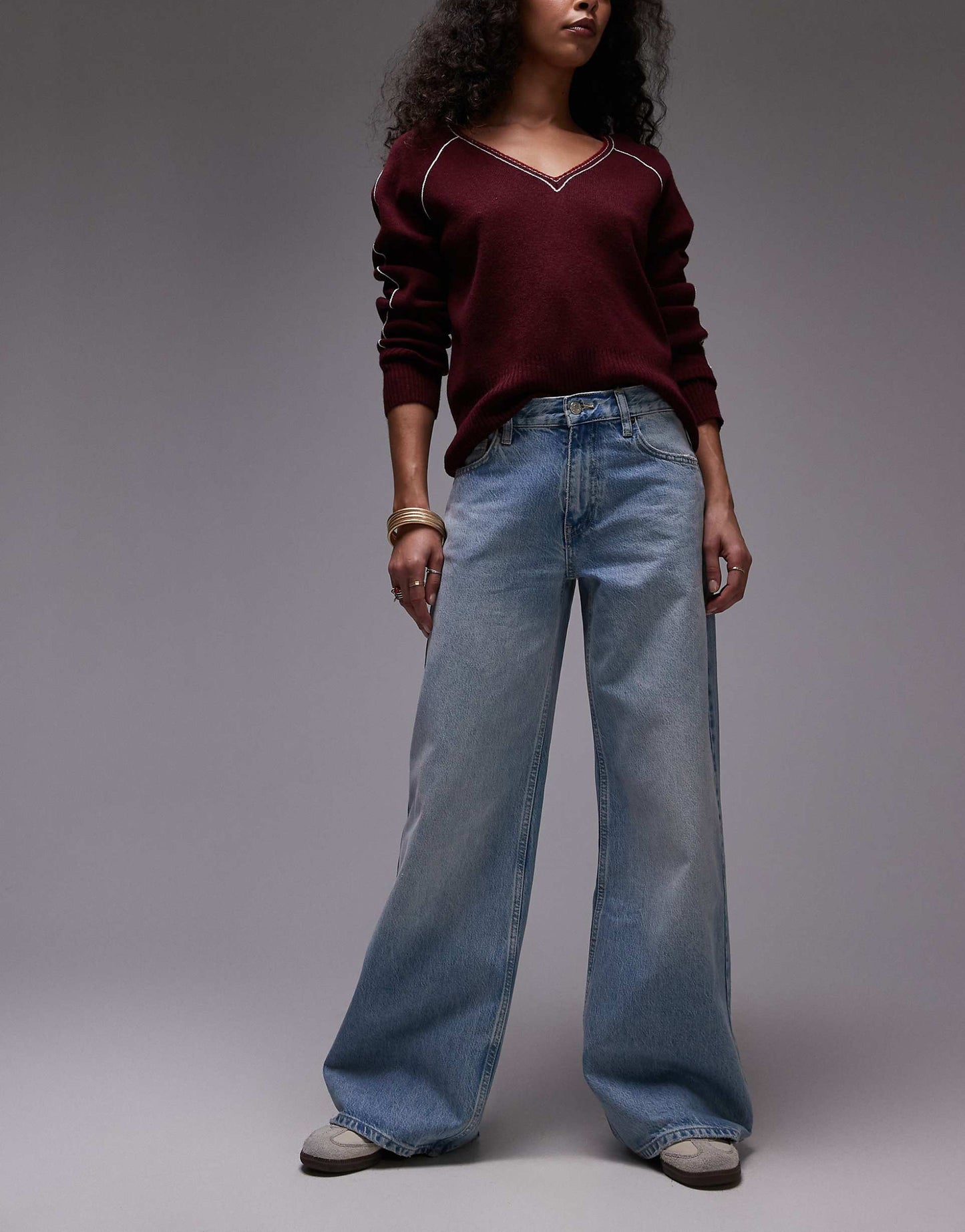 Horizon Wide Leg Mid Rise Jean