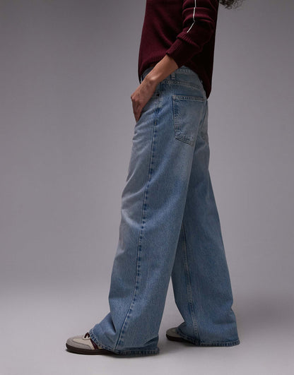 Horizon Wide Leg Mid Rise Jean