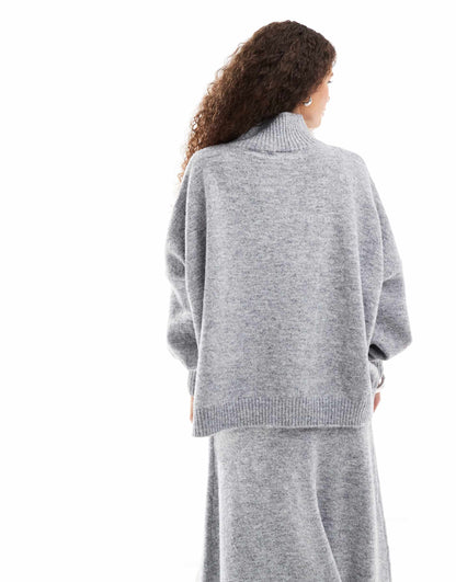 Alia Roll Neck Knit Jumper