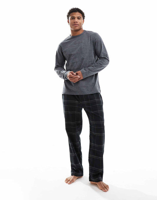 Flannel Long Sleep Set