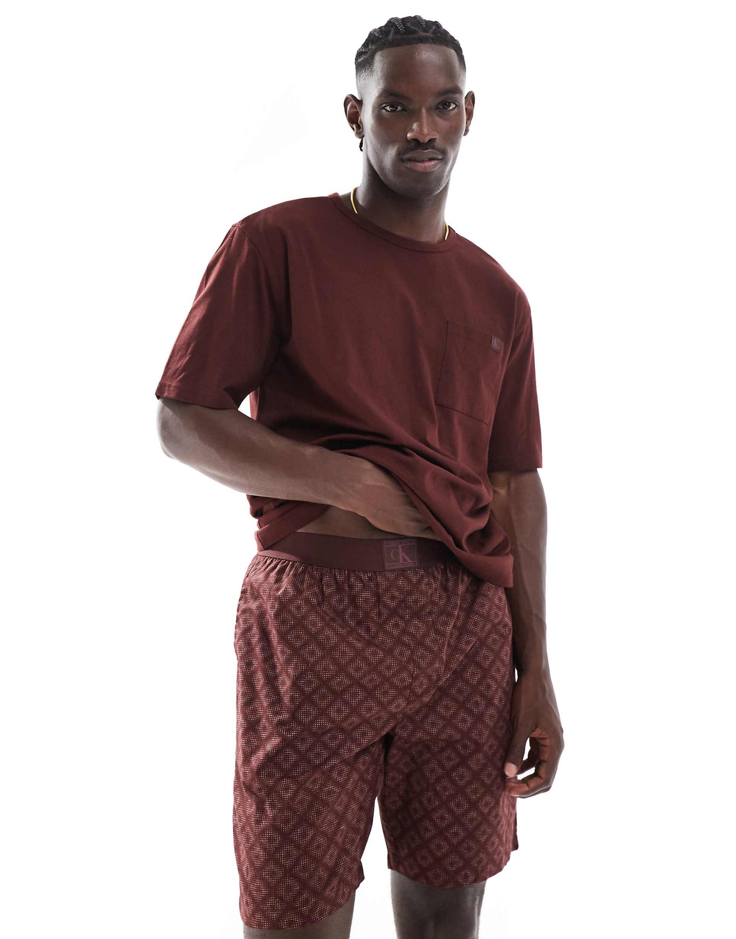 Ck Established Sleep Short Set