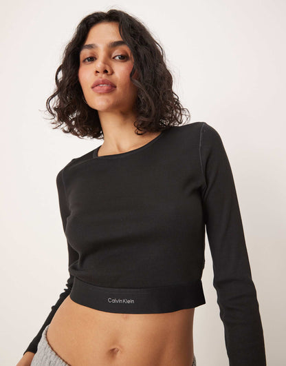 Modern Rib Long Sleeve Top