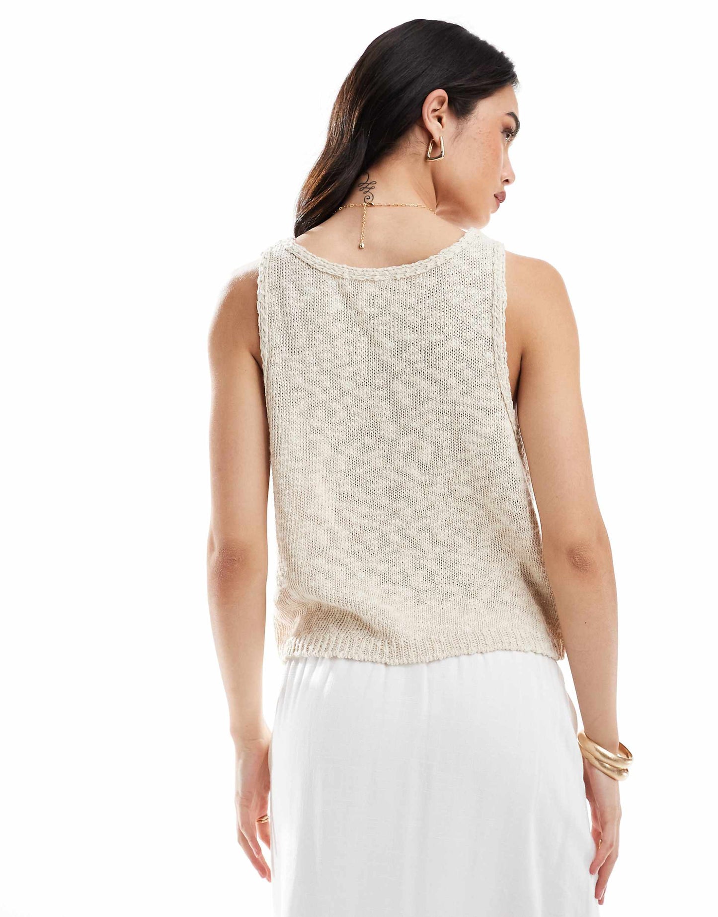 Crochet Knitted Vest