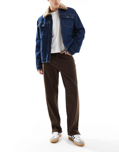 Straight Fit Cord Trousers