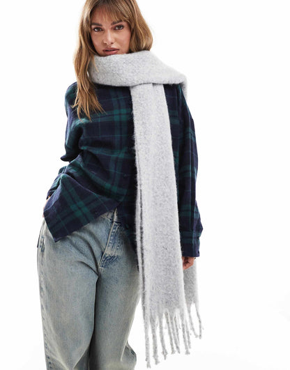 Fluffy Tassel Scarf