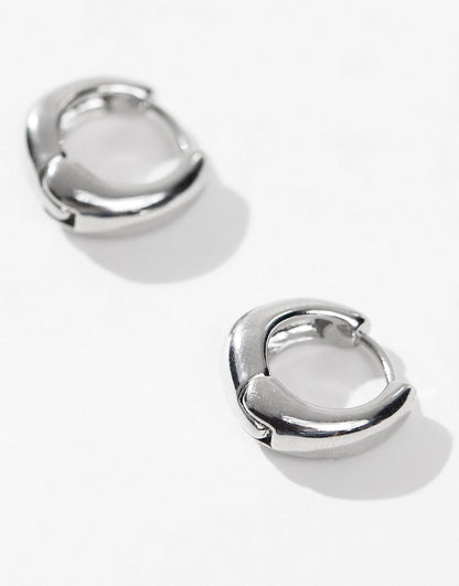 Molten Huggie Hoop Earrings