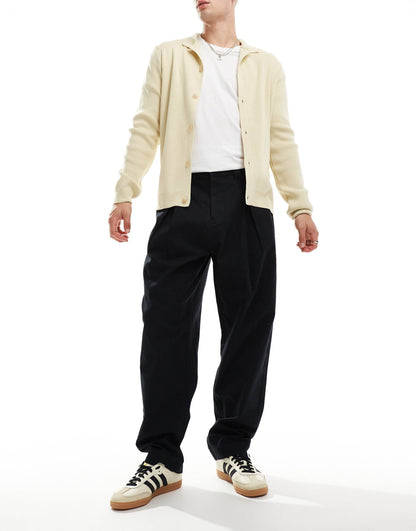 Balloon Chinos With Pleats