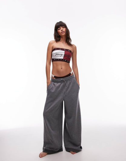 Flag Motif Bandeau Bralette
