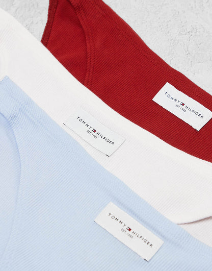 3 Pack Rib Bikini Brief With Logo