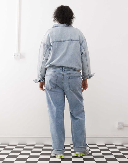 Curve Yolanda Wide Leg Jeans