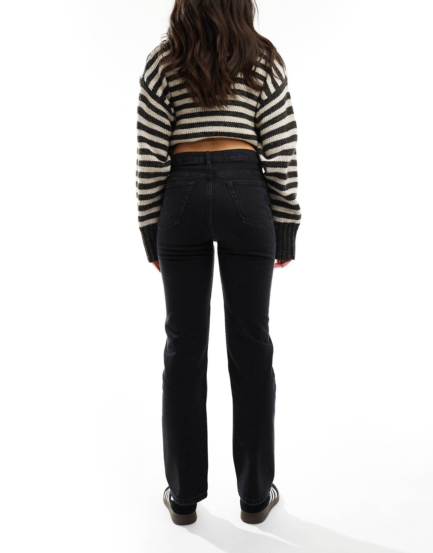 High Rise Slim Straight Jean