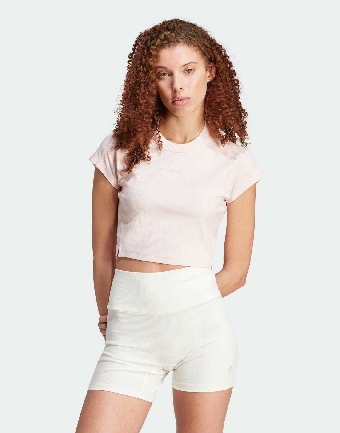 Lounge Ribbed Crop T-Shirt