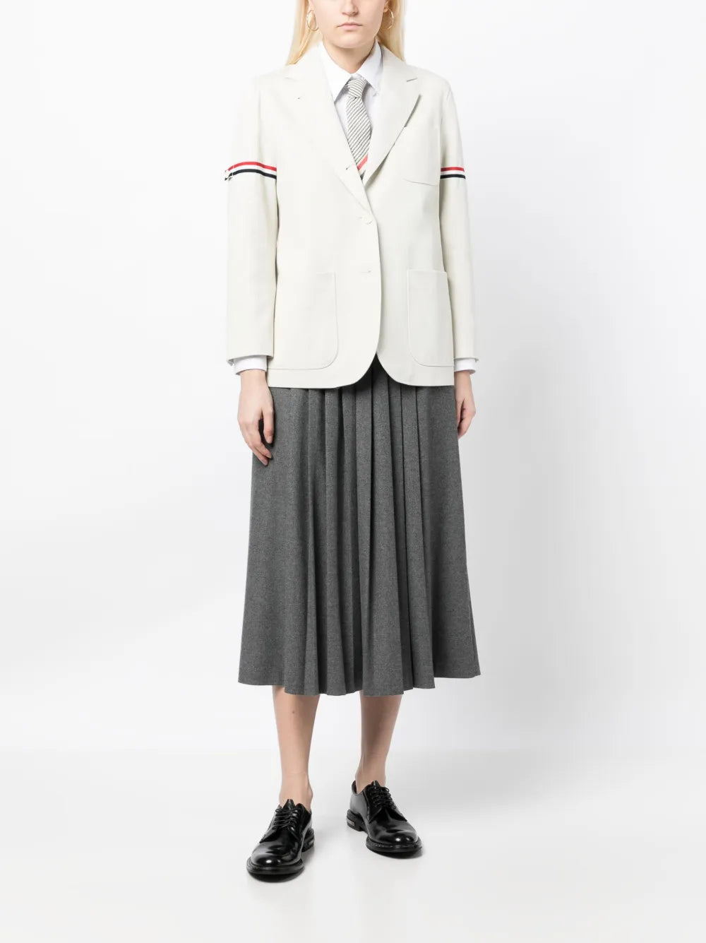 Rwb-Stripe Cotton Blazer