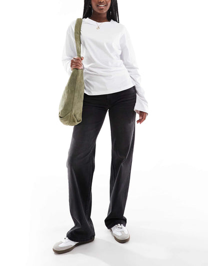 Judy Low Rise Wide Leg Jeans