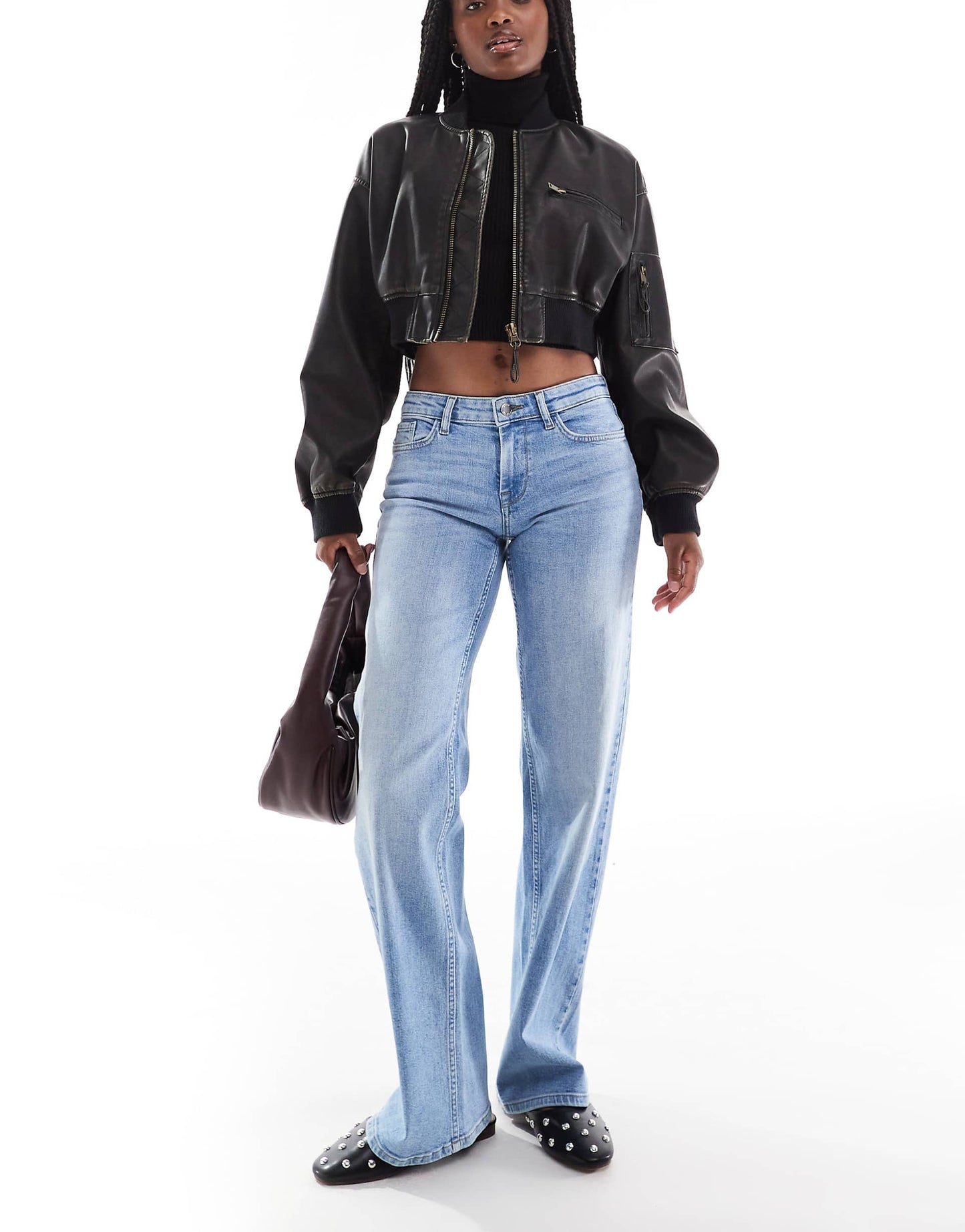 Judy Low Rise Wide Leg Jeans