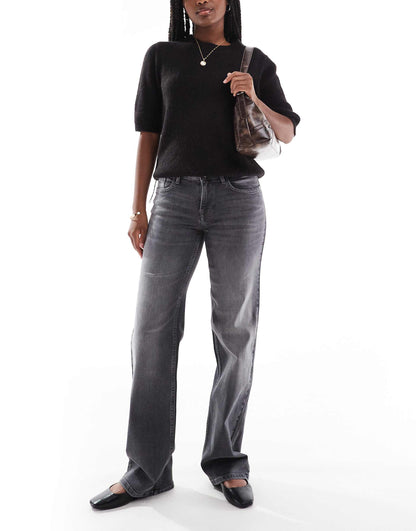Judy Low Rise Wide Leg Jeans