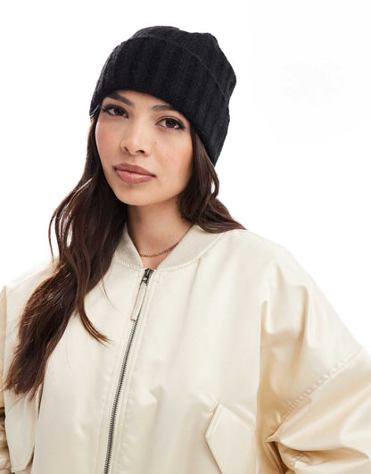 Ribbed Beanie Hat