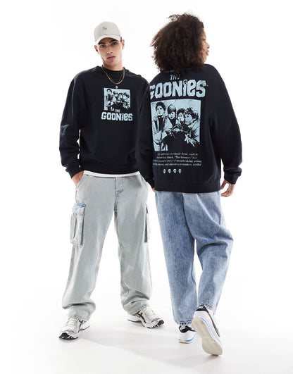 Unisex Oversized License Sweatshirt With The Goonies Prints