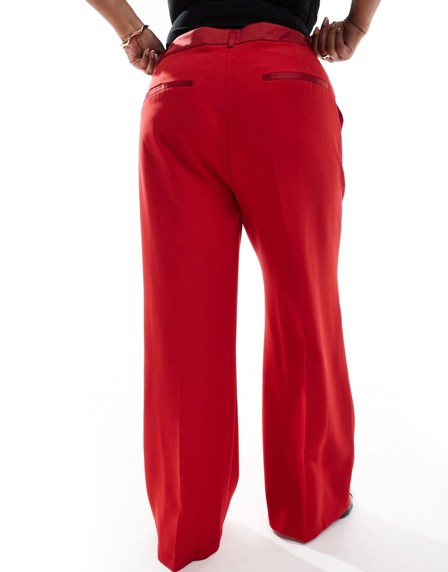 Curve Straight Leg Tailored Tux Trouser Co-Ord