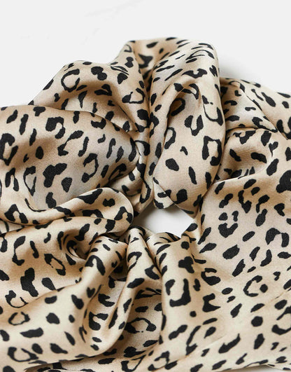 Fabric Brunch Scrunchie - Leopard