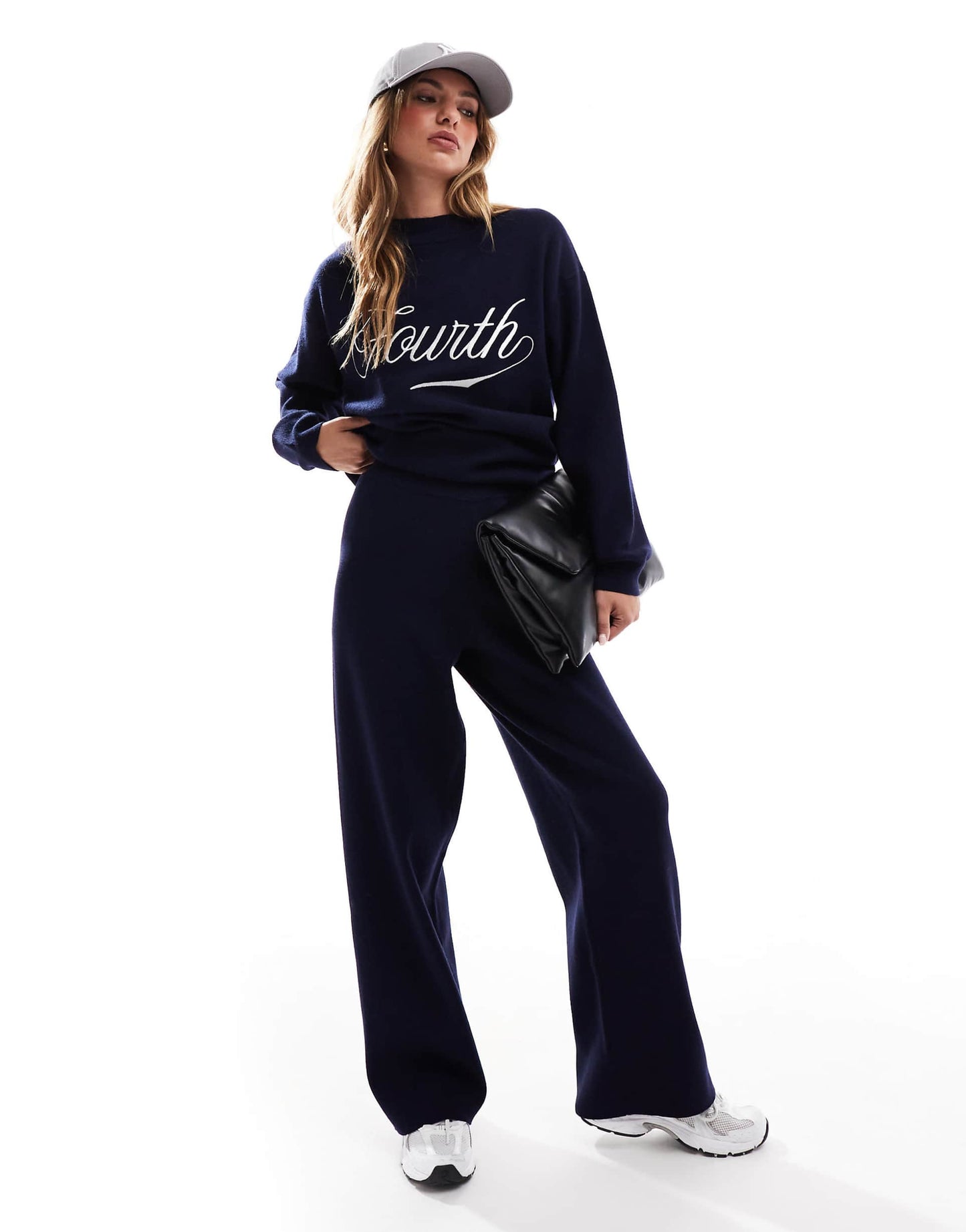 Knitted Wide Leg Trousers Co-Ord