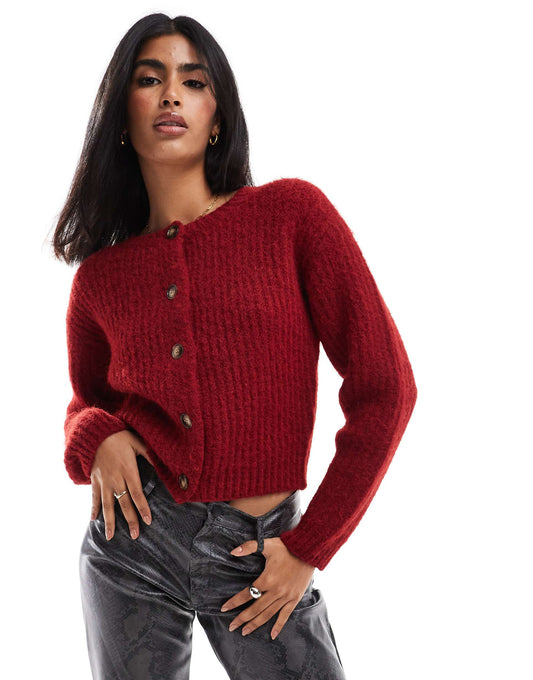 Knitted Button Through Cardigan