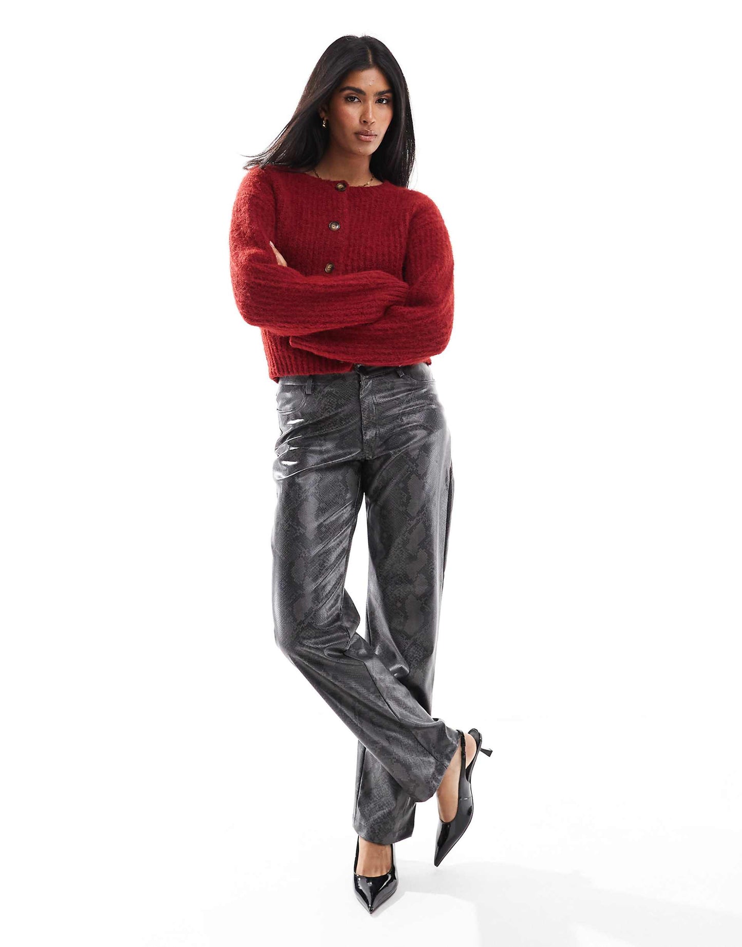 Knitted Button Through Cardigan