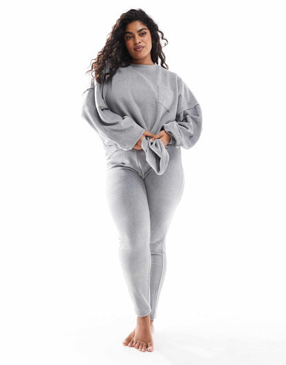 Curve Lounge Mix & Match Fleece Sweat