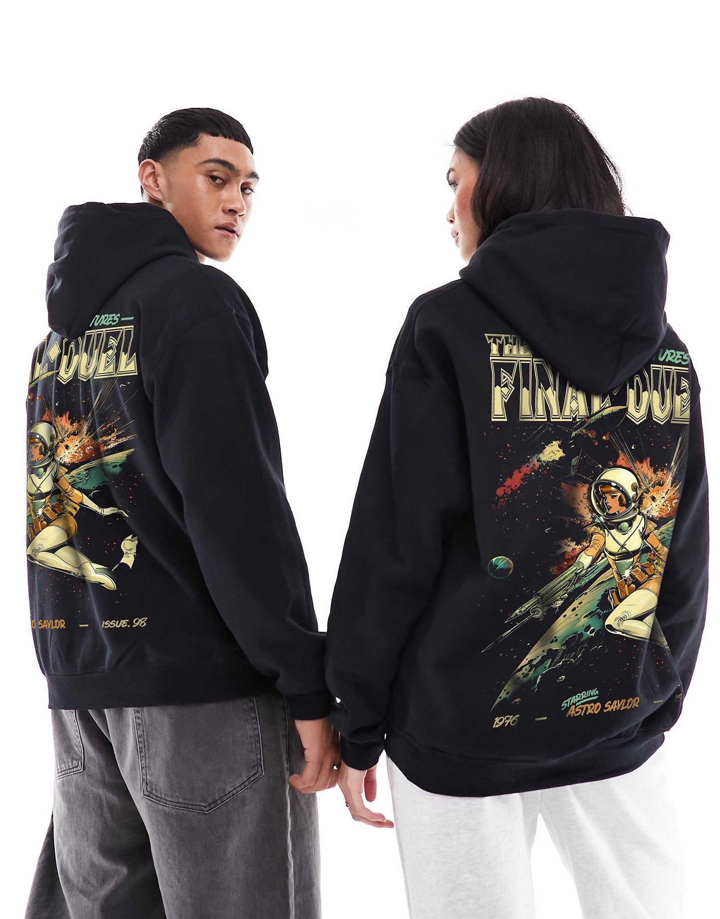 Final Duel Hoody Front And Back Print