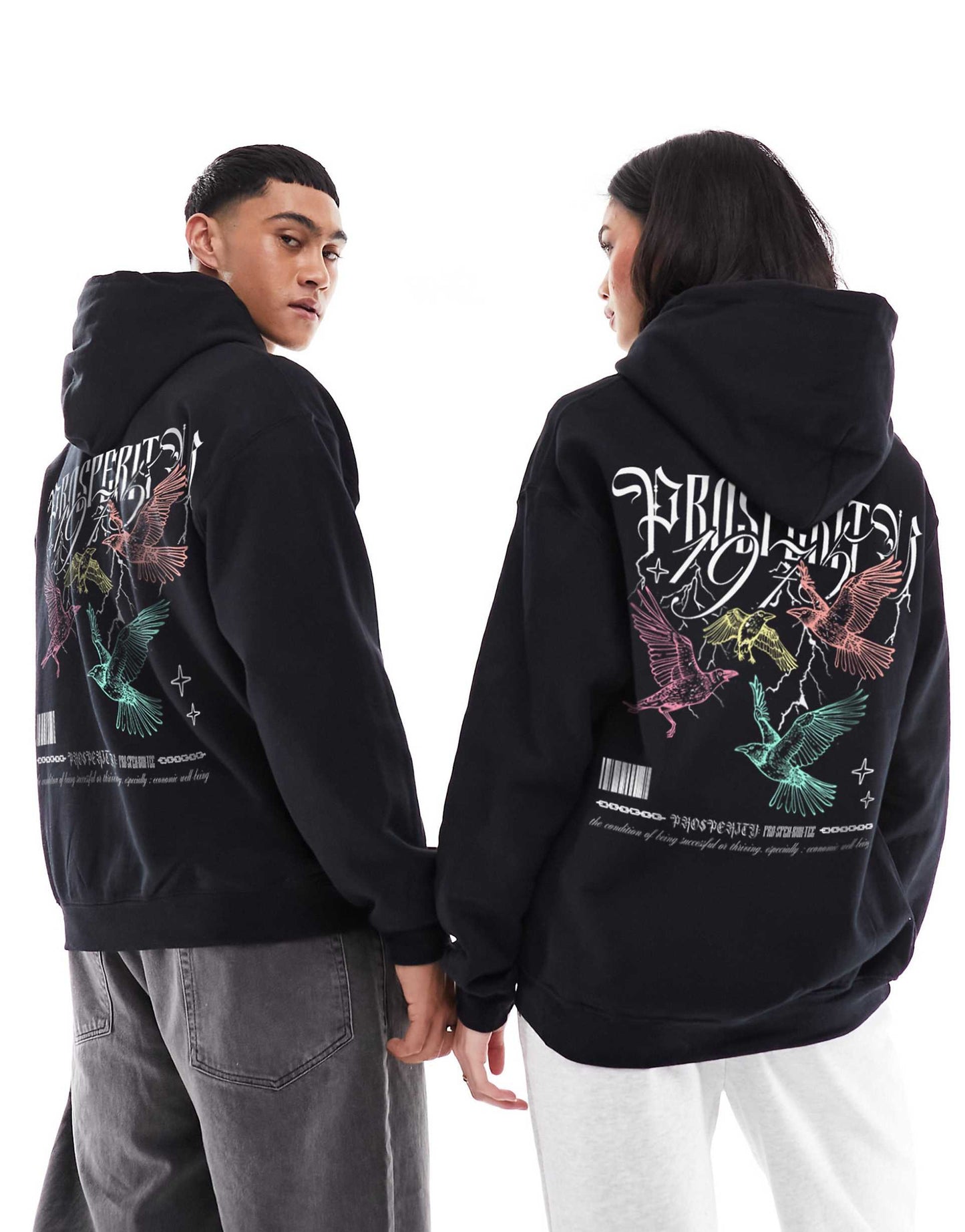 Prosperity Flight Hoody Front And Back Print