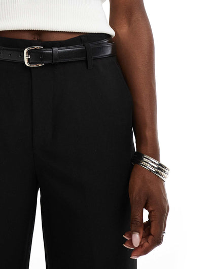 Belted Tailored Trouser
