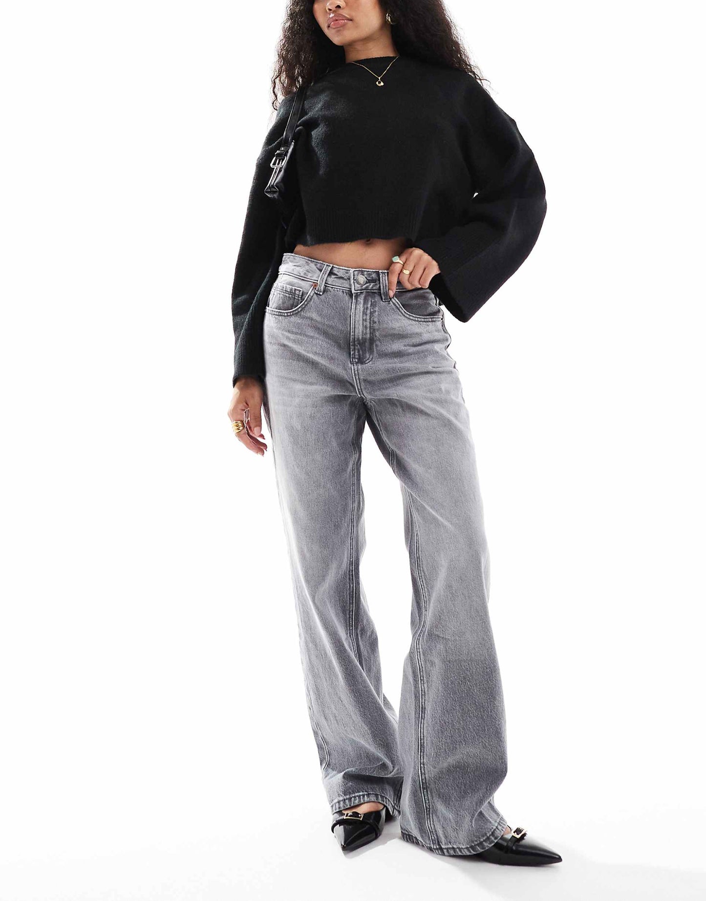 Petite Wide Leg Dad Jean