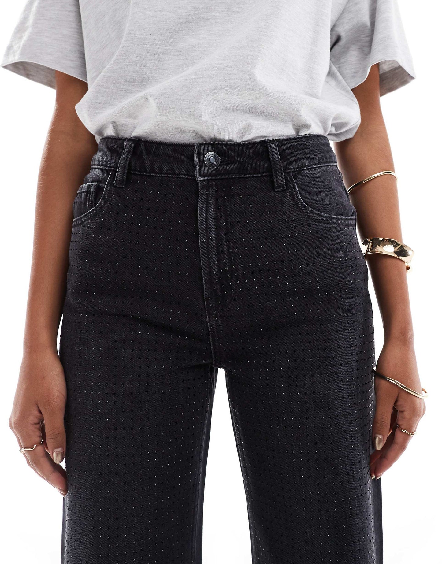 Hotfix Wide Leg Jean