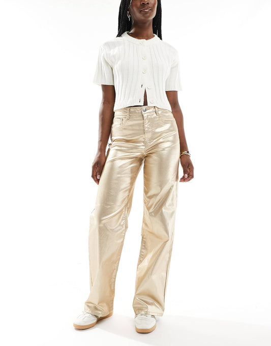 Jucy High Waisted Wide Leg Jeans