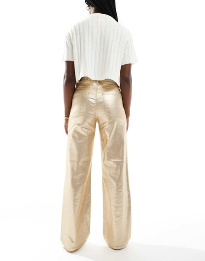 Jucy High Waisted Wide Leg Jeans