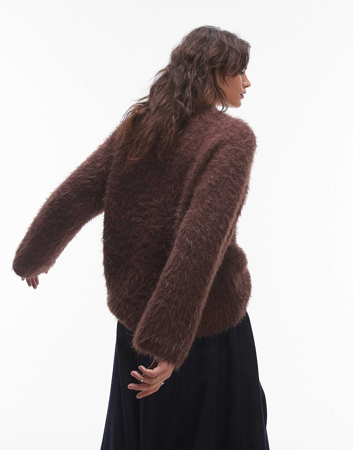 Knitted Ultra Fluffy Oversized Jumper