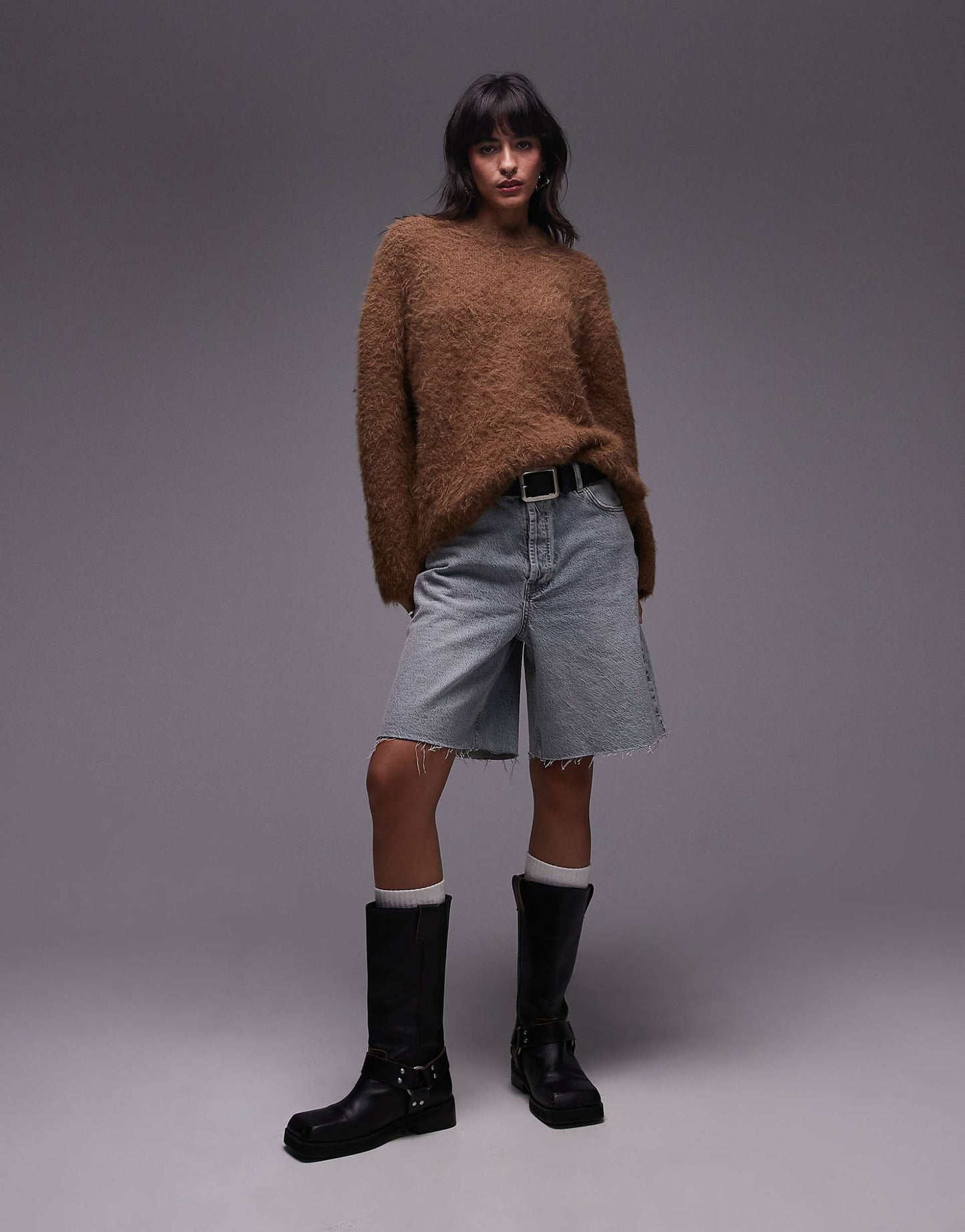Knitted Ultra Fluffy Oversized Jumper